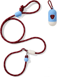 VETRESKA Hands-Free Dog Leash - Mist&Merlot Red