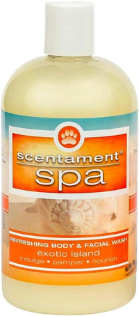 Best Shot Pet Scentament Spa Seasonal Facial & Body Wash - Exotic Island / 16 Fl Oz