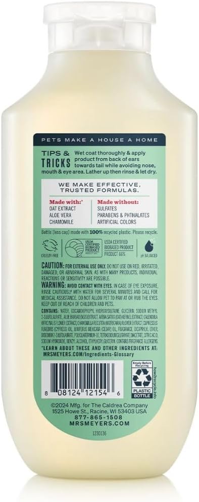 MRS. MEYER'S Clean Day Dog Deodorizing Spray, White Peach Scent - Sweet Chamomile / 14oz (Pack of 3) - image 2