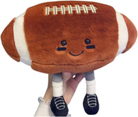 XIZHI 12 inch rugby plush toy sport ball pillow with cute face and short legs - view 4