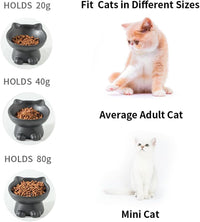 Nihow Ceramic Basic Cat Bowls: 5 Inch Cat Bowl for Food & Water – Essentials for Cats - 4.5 OZ / Matte Black - image 2