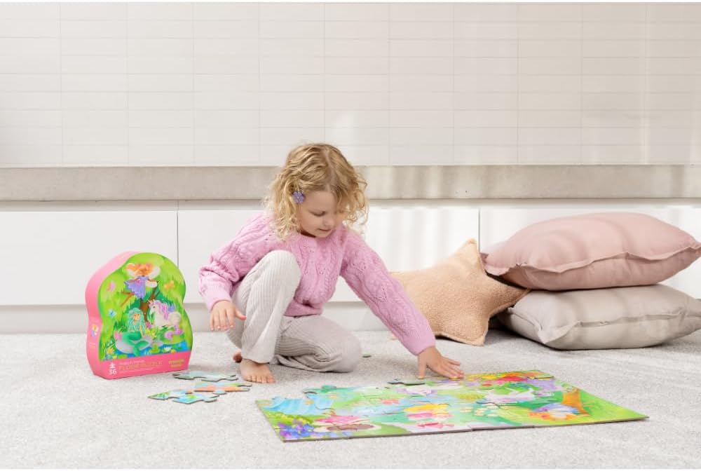 Crocodile Creek 36-Piece Jigsaw Floor Puzzle - Magical Friends - image 4