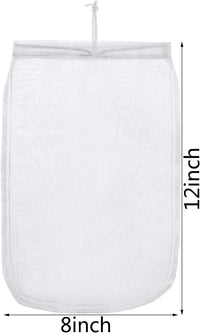 Aquarium Extra Fine Media Filter Bag 7.5"*3.6" 3 Pack – Essentials for Fish - 12"*8" (3 pack) - image 3