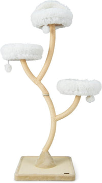 PETSITE 70" Tall Cat Tree, Cat Tower with Scratching Posts and Board, Multi-Level Cat Tower for Large Cats 20 lbs+ with 3 Cozy Perches and Dangling Balls, Modern Cat Tree for Indoor Cats Large Adult