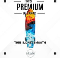 SKITCH Skateboards for Kids, Teens and Adults - Wildfire Blaze LED+ - image 2