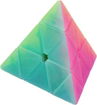 QiYi Warrior W 3x3 stickerless jelly speed cube with frosted transparent colors - view 3