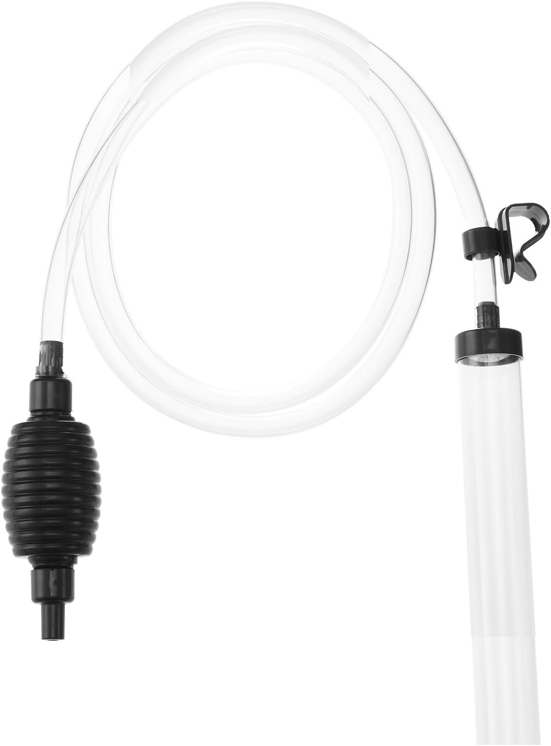 4.3ft Aquarium Siphon Vaccum Cleaner Fish Tank Water Changer Kit – Essentials for Fish - 7ft-L