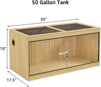 unipaws 110 Gallon Reptile Tank for Lizards - Nature / 50 Gallon Tank - image 4