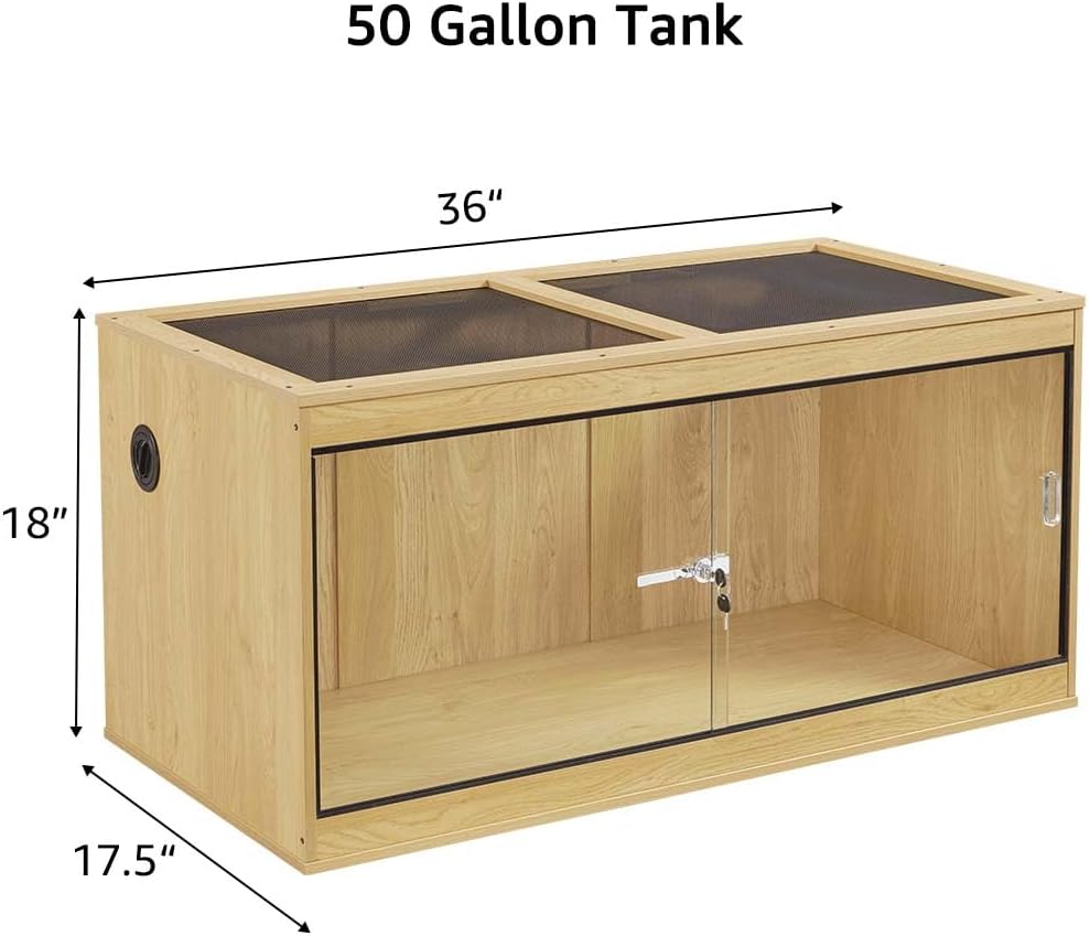 unipaws 110 Gallon Reptile Tank for Lizards - Nature / 50 Gallon Tank - image 4