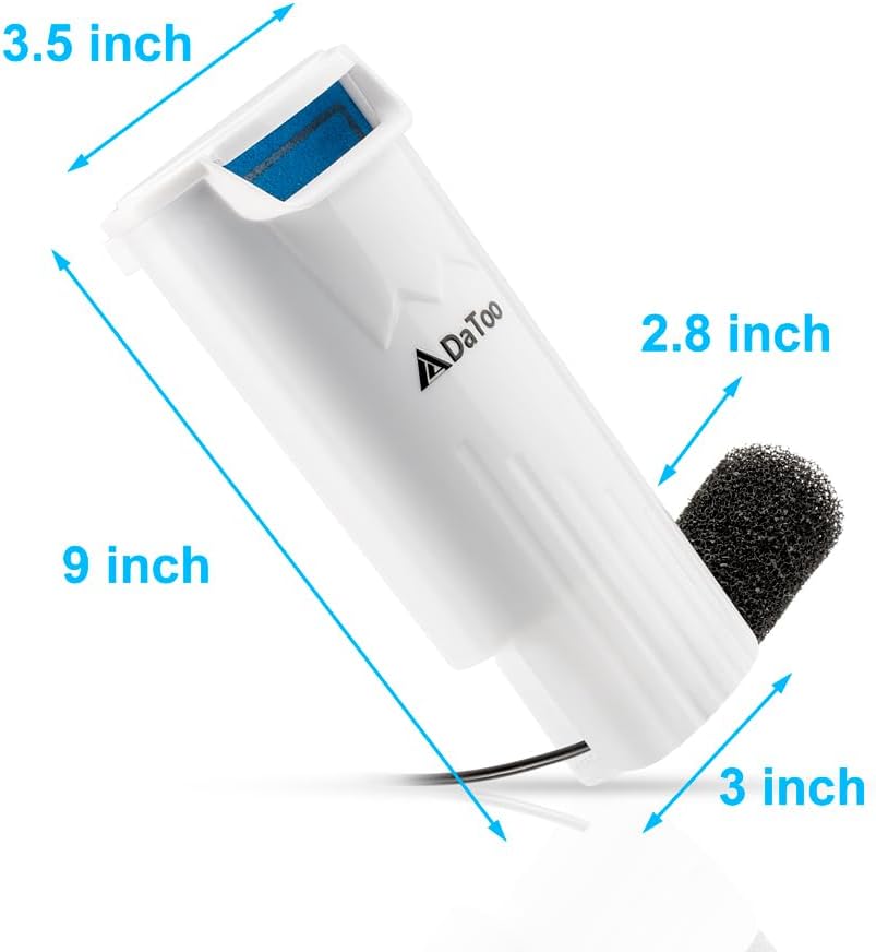 DaToo Aquarium Power Filter In-Tank Ultra Silent Small Fish Tank - DTF-02 (10 to 20 Gallon) - image 2