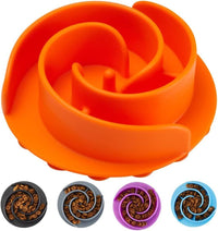 Slow Feeder Dog Bowls Insert - S / Orange