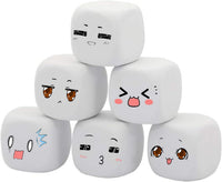 QIDIWIN 12 blank white EVA foam dice for kids to paint and decorate - view 7