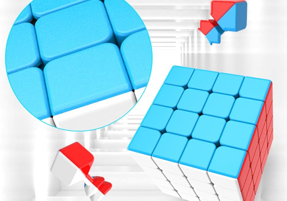 Meilong 4x4 Speed Cube Stickerless Puzzle Magic Cube 4x4x4 – Fun for Kids & Family - 4x4 - image 4
