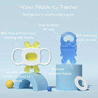 Momcozy Baby Teether Toys - Yellow and Blue - image 2