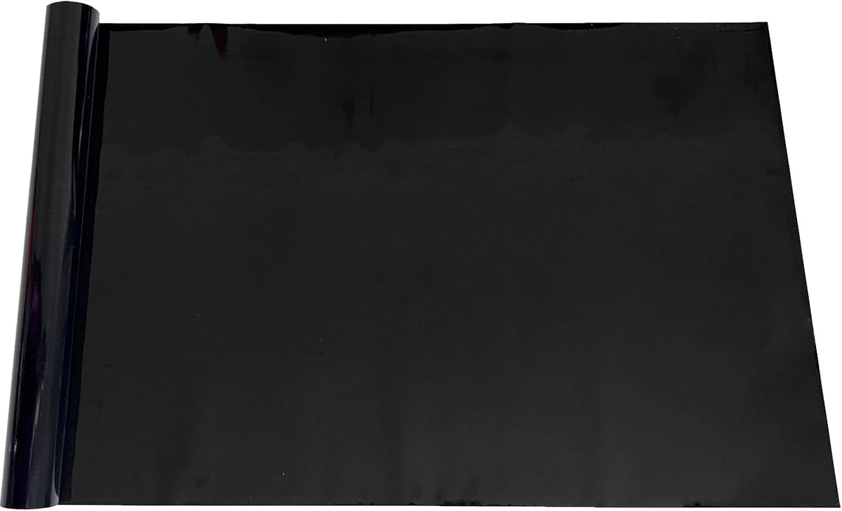XCNO Black Aquarium Background Fish Tank Film, Static Cling - 74.8" x 23.6" In