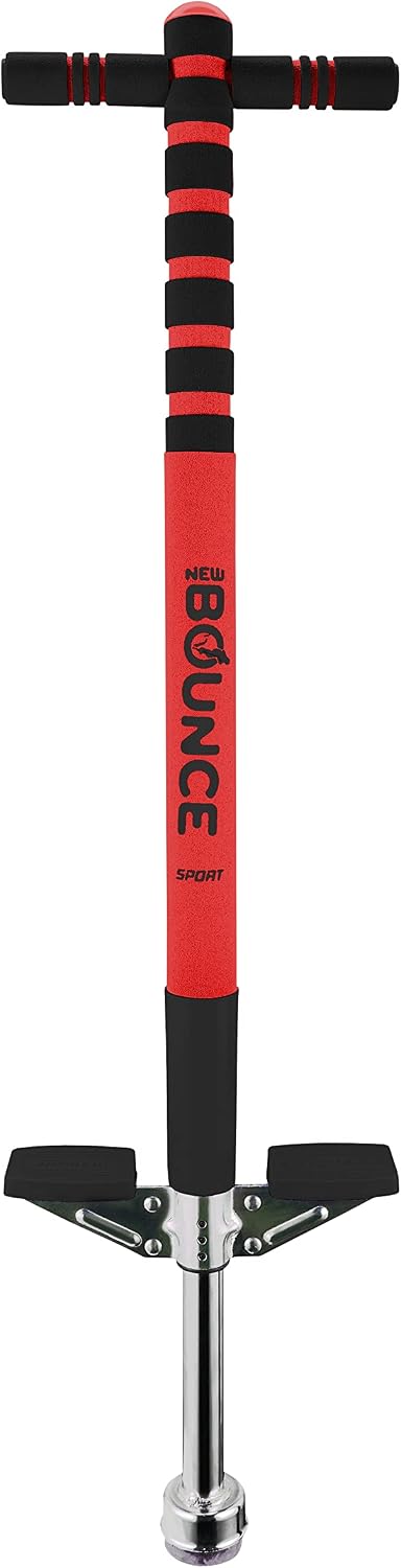 New Bounce Pogo Stick for Kids - Black & Red