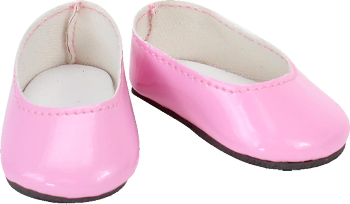 Sophia's 14.5 inch doll shoes set, pink slip-on flats and white canvas sneakers - view 4