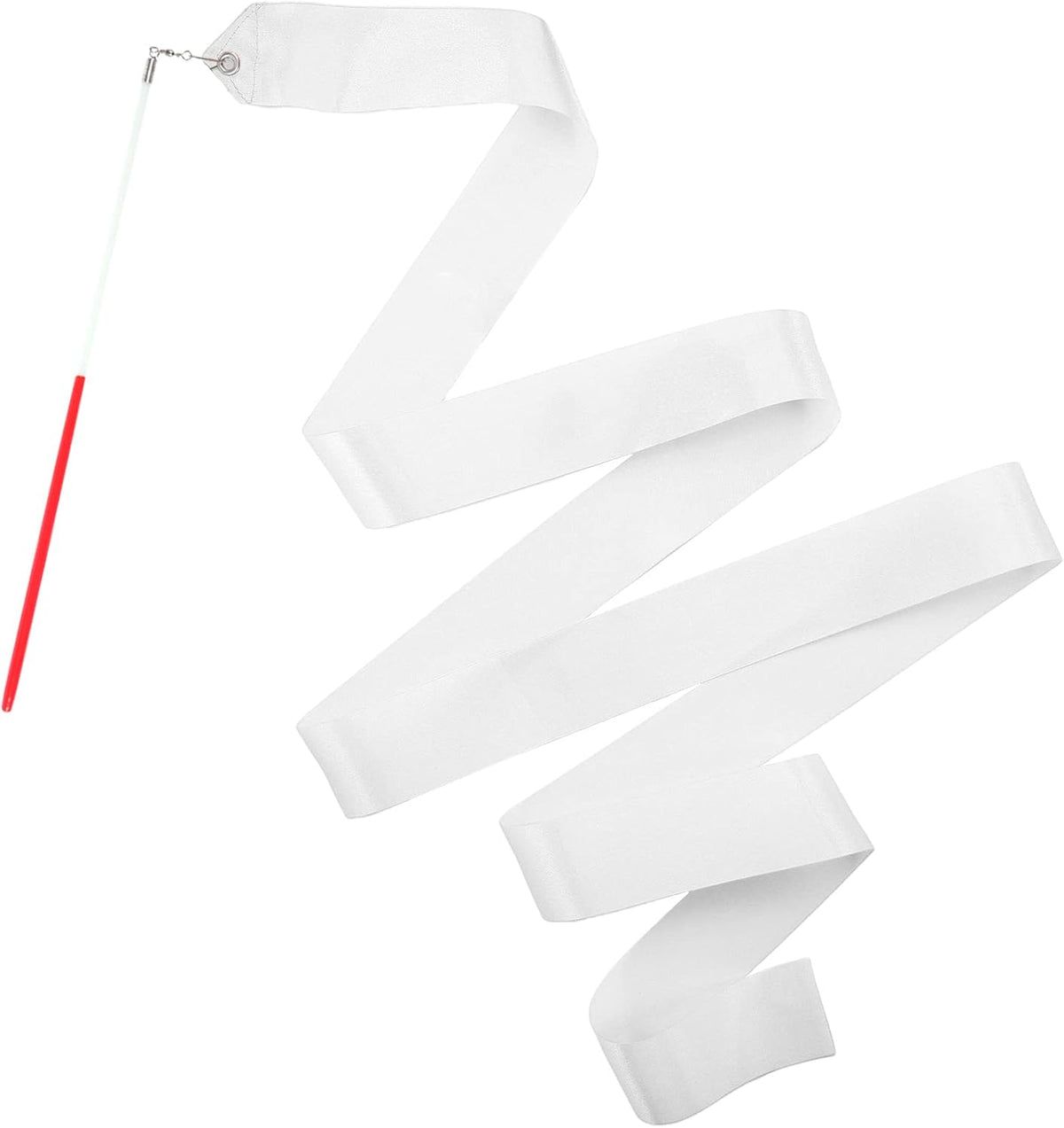 12PCS Red Dance Ribbons, Red Party Favors - White 12PCS - image 2