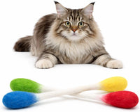 Glaciart One XXL Swabs Cat Toys with Catnip, 2 Pk - 4 Color Tips / XXL