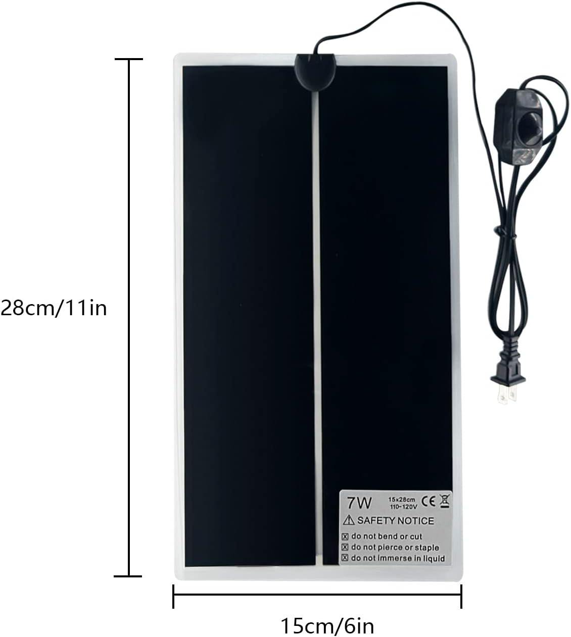 Reptile Heating Mat, Removable Terrarium Heat Mats - 2PCS,7W - image 3