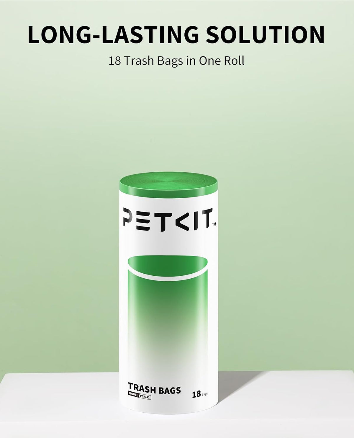 PETKIT Replacement Trash Bag Waste Bag 5 Rolls – Daily Care for Cats - 1 Roll(18 count) - image 2