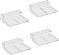 4pcs Clear Color Acrylic Aquarium Fish Tank Glass Cover Clip Support - 8mm