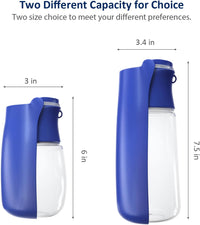 WePet Foldable Portable Dog Water Bottle Puppy Water Dispenser - #06 Navy Blue / 12 oz - image 4