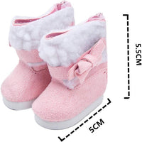 6 Pairs Doll Shoes Fits 14.5 Inch Doll American Wellie Wishers Dolls - image 2