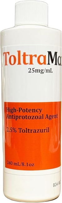 Toltrazuril 2.5% for Horses, Dogs, Cats, 240mL/8 Ounce, for Non-Food Chain Animals, Alfalfa