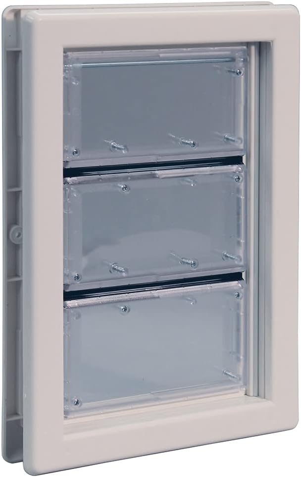 Ideal Pet Products Air Seal Pet Door – Essentials for Dogs - Medium - 6.63" x 11.25" Flap Size