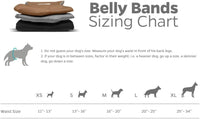 Pet Parents Washable Belly Bands for Male Dogs + Extendrs of Durable - Small (13-16") / Natural - image 4