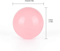 TRENDBOX Ball Pit Balls Plastic Balls for Ball Pit Pool Playpen - Pink & White / 100 pcs - image 4