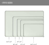 Waterproof Pet Feeding Mat with High Raised Edges, Heavier and Thicker Placemats for Cat Dog Water Bowl with BPA Free, Dogs Cats Food Mats for Messy Drinkers to Prevent Spill and Protect Floors