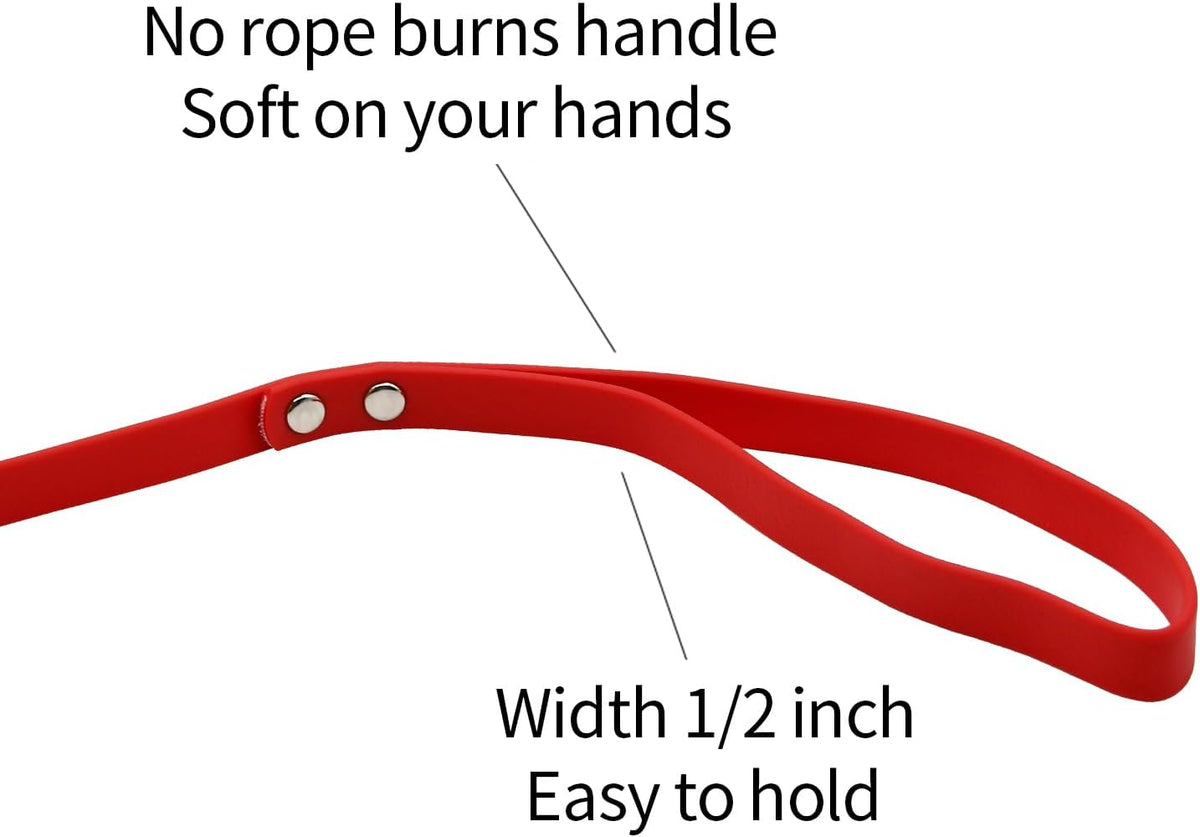 Waterproof Long Dog Leash Recall Training Lead 5 10 16 30 50 Foot - Candy Red / 16ft - image 2