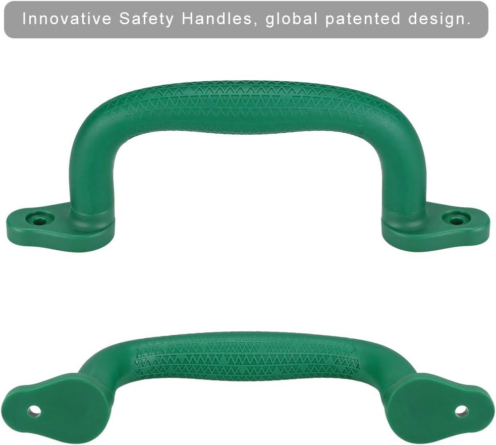 Dolibest Set of 4 Safety Playground Handles - Green-2pcs - image 2