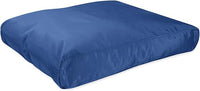 K9 Ballistics Tough Rectangle Pillow Large Dog Bed - Removable Cover, Washable, Durable & Water Resistant Dog Bed Made for Large Dogs 40"x34" Blue Quartz