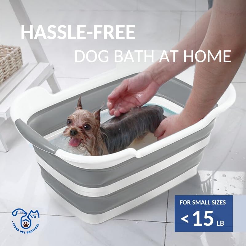 CYGNE Dog Bath Tub with Water Drain Plug - image 2