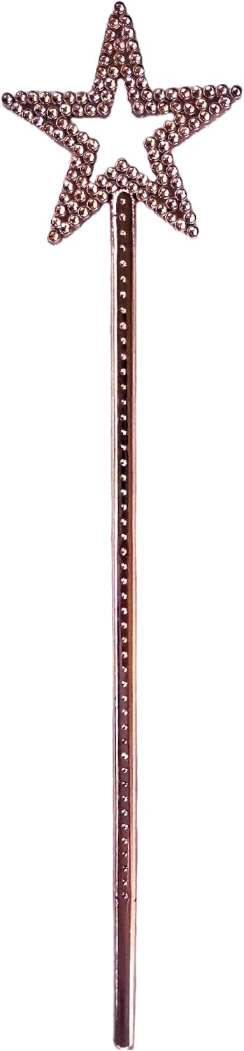Star magic wand for kids, 13 inch plastic wand with sparkling five-pointed star - view 3
