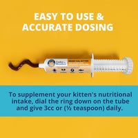 Under the Weather Pet | Ready Cal for Kitten | High Calorie Pet Nutritional Supplement for Weight Gain & Healthy Weight Maintenance | 10 Vitamins, 7 Minerals, Omega Fatty Acids & Carbohydrates | 80cc