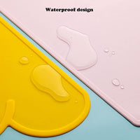 Love Dream Silicone Pet Feeding Food Mat Dog Cat Placemat with Raised - Blue - image 3