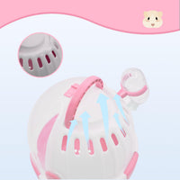 Hamster Carrier Cage Portable Cages Small Animals Carry Travel Case - 【Pink】 - image 4