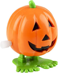 The Dreidel Company 2 inch Halloween pumpkin wind-up toys, 3 pack - view 4