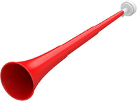 Collapsible Stadium Horn 24 Inch Vuvuzela Trumpet Blow Horns - Red
