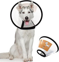 Plastic Pet Recovery Collars & Cones for Dogs and Cats After Surgery Adjustable Dog Neck Cone Surgical Elizabeth E-Collar Prevent Biting and Stop Licking Wound (XL)