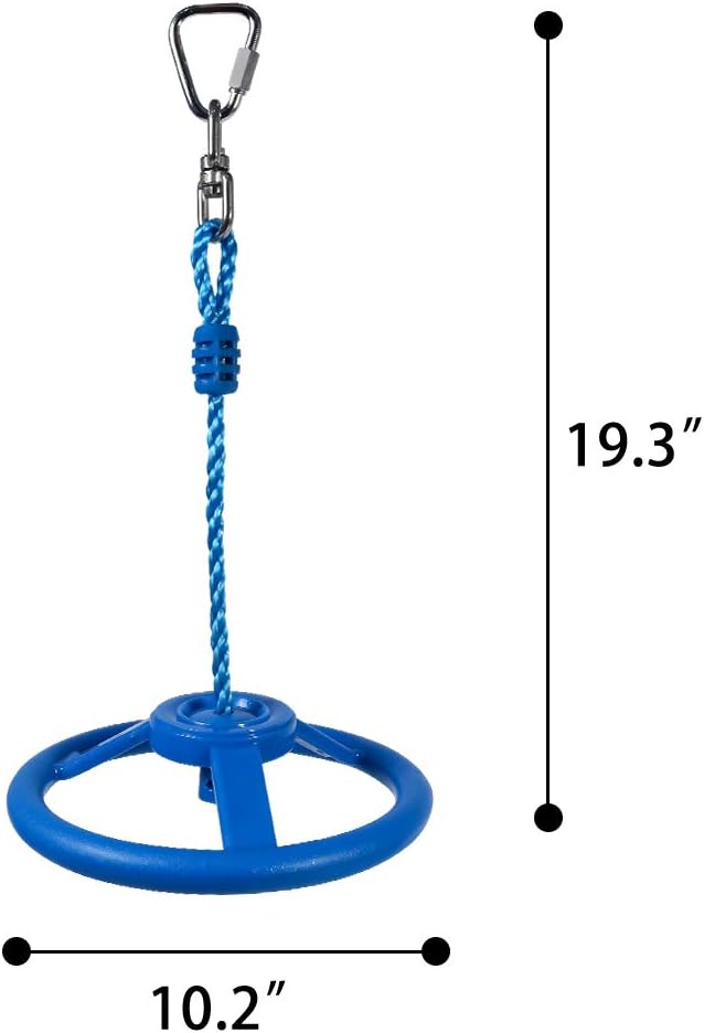 OYOCOOL ninja wheel obstacle with 360 degree rotating joint, strap and carabiner for slackline cours - view 11