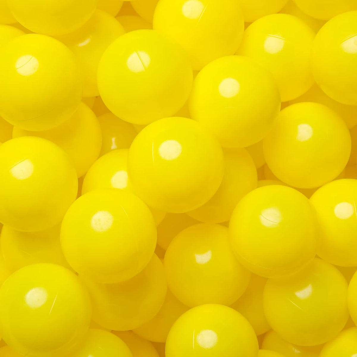 Realhaha plastic ball pit balls, 2.76 inches, in blue, pink, purple and yellow - view 6