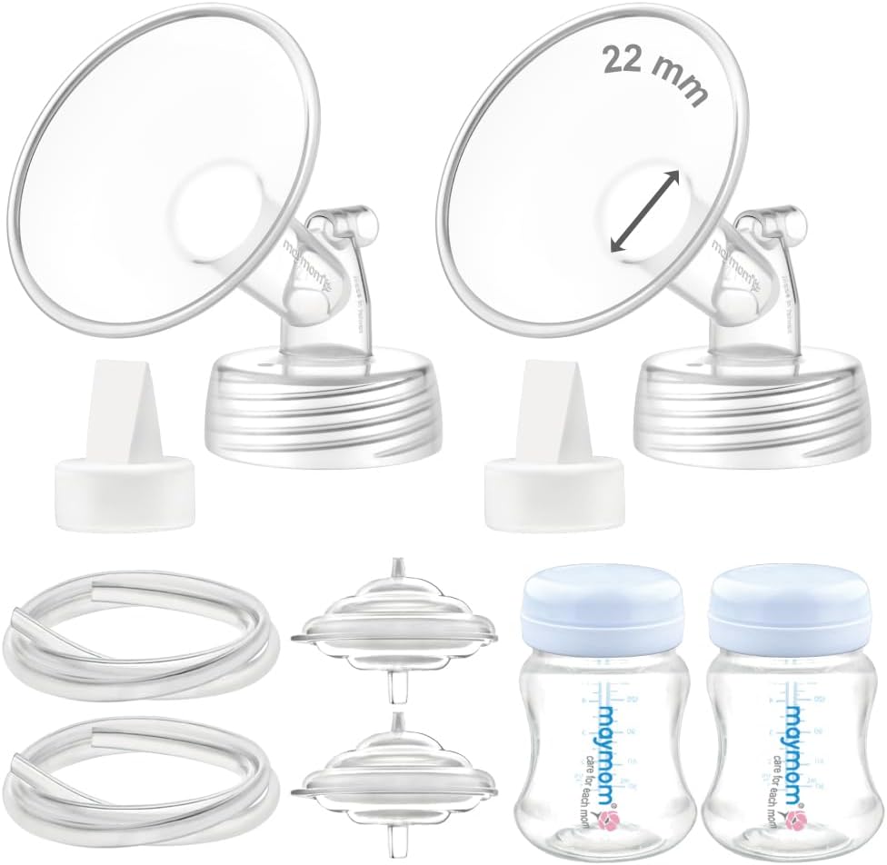 Maymom Pump Parts Compatible with Spectra S1 S2 9 Plus Breastpump - 22mm Flange