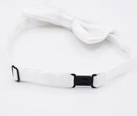 Formal Dog Bow Ties for Medium & Large Dogs – Essentials for Dogs - White - image 4