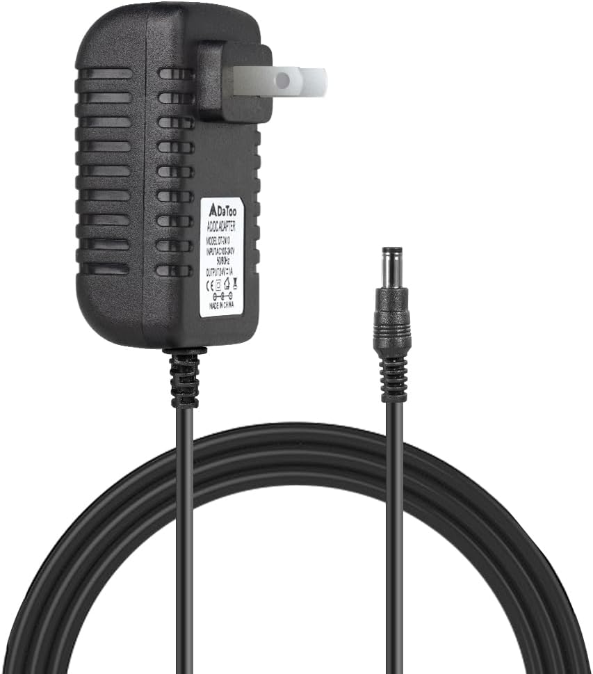 DaToo Aquarium Light LED Power Adapter AC 100-240V DC 12V 1A - 24V 1A