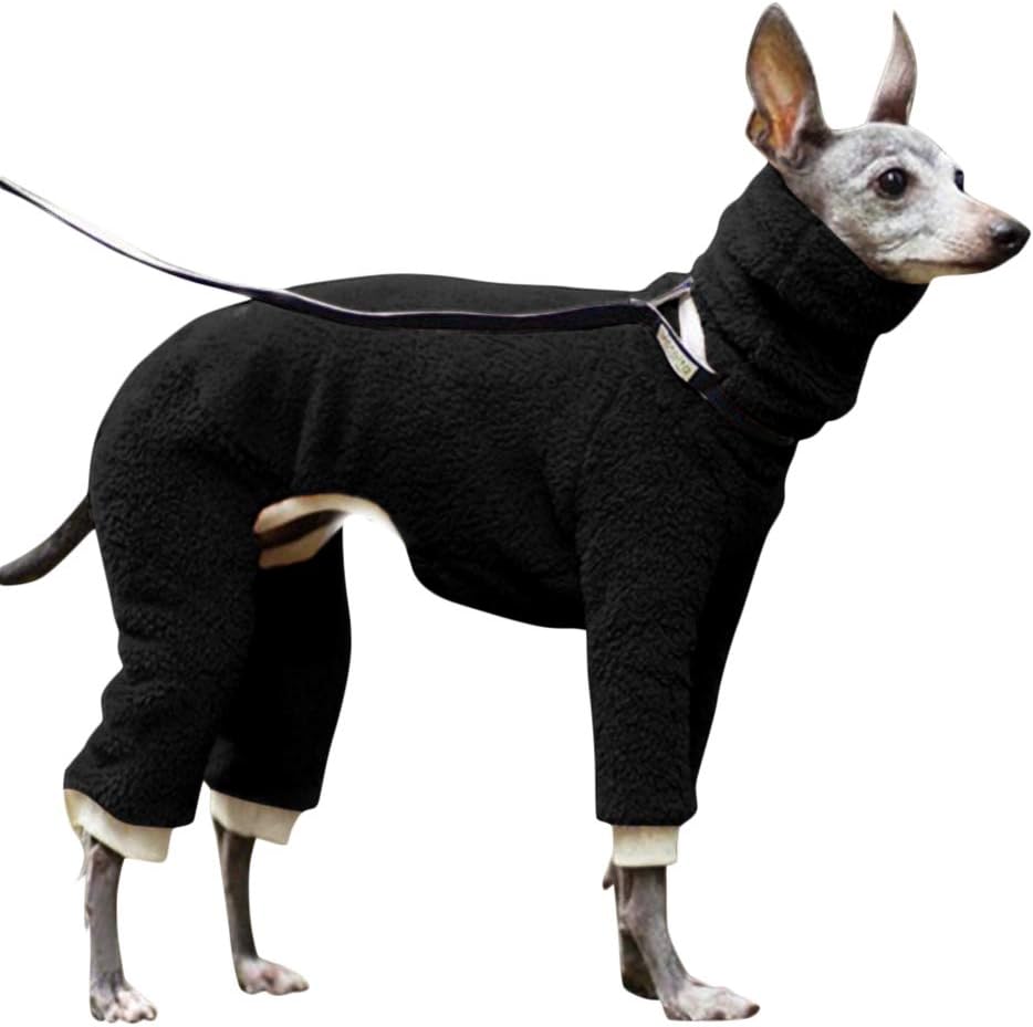 Esobo Fashion Winter Dog Warm Coat Jacket Four-Legged Neck Warm Pet - Dark / X-Large